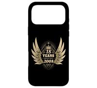 Ange avec Ailes 18ème Anniversaire Vintage 2008 Coque pour iPhone 17 Pro Max