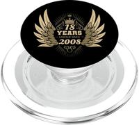 Ange avec Ailes 18ème Anniversaire Vintage 2008 PopSockets PopGrip pour MagSafe