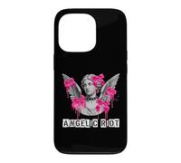Ange avec Ailes et nœuds Roses Coque pour iPhone 13 Pro