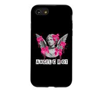 Ange avec Ailes et nœuds Roses Coque pour iPhone SE (2020) / 7/8
