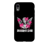Ange avec Ailes et nœuds Roses Coque pour iPhone XR