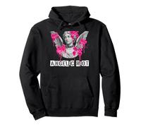 Ange avec Ailes et nœuds Roses Sweat à Capuche