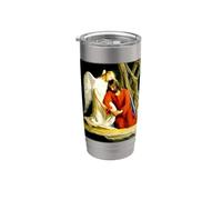 Ange avec Jésus-Christ Jardin de Gethsémani Peinture 1873 Gobelet isotherme en acier inoxydable double paroi