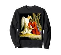 Ange avec Jésus-Christ Jardin de Gethsémani Peinture 1873 Sweatshirt