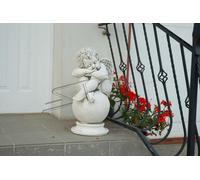 Ange Boule Statue Figure Statues Sculpture Jardin Décoration