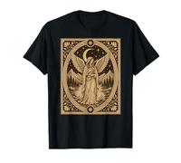 Ange céleste Gothique Art Vintage Style Tarot Graphique T-Shirt