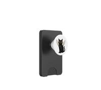 Ange Chat Mignon avec Ailes et Yeux Jaunes PopSockets PopWallet pour MagSafe