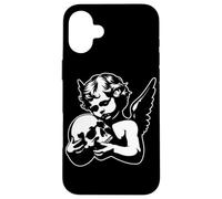 Ange chérubin Tenant Un crâne Coque pour iPhone 16 Plus