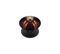 Ange de feu avec Flammes de l'enfer PopSockets PopGrip Adhésif