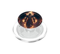 Ange de feu avec Flammes de l'enfer PopSockets PopGrip pour MagSafe