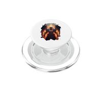 Ange de feu avec Flammes de l'enfer PopSockets PopGrip pour MagSafe