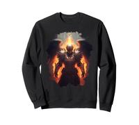 Ange de feu avec Flammes de l'enfer Sweatshirt