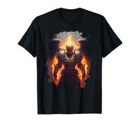 Ange de feu avec Flammes de l'enfer T-Shirt
