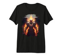 Ange de feu avec Flammes de l'enfer T-Shirt Haut de Gamme