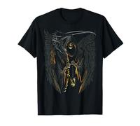 Ange de la mort Faucheuse effrayante Halloween Occulte Dark Art T-Shirt