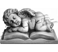 Ange de la tombe Ange gardien Figure Statue Décoration Tombeau Figure Ange 17cm
