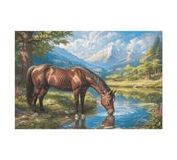 Ange de la Vierge Marie Puzzles 1000 Pièces pour Adultes Vision 3D Challenge Divertissant Créatif Famille Relaxation Art Décoration Moderne 1000 PCS