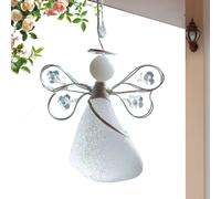 Ange de mer - Pendentif en acrylique 2D | Figurines décoratives d'ange pour Noël, pour intérieur fenêtre et rétroviseur de voiture