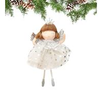 Ange de Noël - Adorable Pendentif de Ange de Noël - Décoration de Ange de Noël - avec Couronne - Fabriquée à la Main - Décoration d'arbre de Noël
