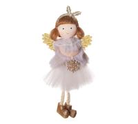 Ange De Noël | Ange En Peluche Douce | Arbre Ange De Noël | Peluche Fille Ange Avec Décoration De Noël Mignon | Pendentif Fée Pour Decoraz