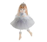 Ange De Noël Suspendue - Pendentif Décoratif Féminin Avec Détails Délicats, Parfait Pour Arbre De Noël, Cadre De Fenêtre, Porte Et Mobilier | Élément Enchanteur Pour Fête, Ambiance Hivernale Et