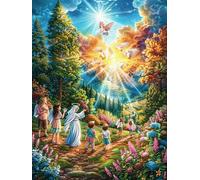 Ange Descendant 500 Pièces Puzzle Créatif en Carton Rigide sans Déformation Animaux de Paysage Naturel Difficulté Moyenne Activité Manuelle Loisir Créatif Cadeau Créatif Anniversaire 500 PCS