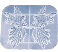 Ange Fée Résine Époxy Moule Bijoux Pendentif Cristal Moulage Production Moule Silicone Bricolage Outil D'artisanat