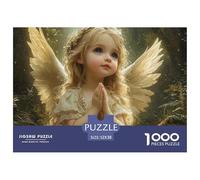 Ange Fille prière Papier Épais Et Durable Défi Cérébral Intéressant, Parfait pour Les Adultes À La Recherche D’Un Loisir Relaxant chez Soi 52x38cm/1000pcs