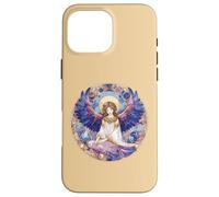 Ange Gardien béni Bleu et Violet pour veiller sur Vous Coque pour iPhone 16 Pro Max