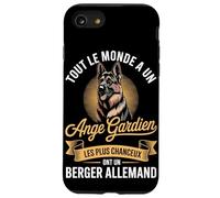 Ange Gardien Les Plus Chanceux Ont Un Berger Allemand Coque pour iPhone SE (2020) / 7/8