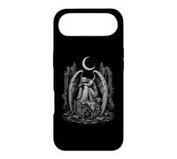 Ange Gothique pleurant sous Les ruines du Croissant de Lune Coque pour iPhone Air