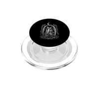 Ange Gothique pleurant sous Les ruines du Croissant de Lune PopSockets PopGrip pour MagSafe
