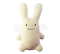 Ange Lapin Doudou Avec Hochet - Ivoire 20cm