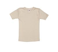 Ange, Maillot À Manches Courtes, Coton Soie, Taille 92-176, Beige, 104 cm