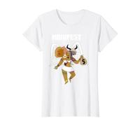 Ange manifeste T-Shirt Graphique avec Valeur, Femme, Blanc, M