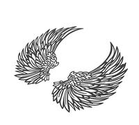 Ange Metal w Art Intérieur Extérieur Suspendu Metal Ange w Décor avec des Lumières LED pour la Maison Chambre Salon Bourse Grand Ange w Artangel Metal w Artmetal Angel w