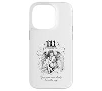 Ange Nombre 111 Intuition Numérologie Spirituel Angelcore Coque pour iPhone 14 Pro
