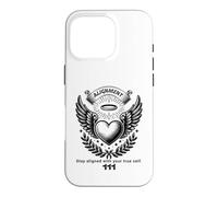 Ange numéro 111 cœur et Ailes de l'ange numéro Coque pour iPhone 16 Pro