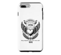 Ange numéro 111 cœur et Ailes de l'ange numéro Coque pour iPhone 7 Plus/8 Plus