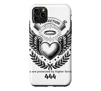 Ange numéro 444 cœur et Ailes de l'ange numéro Coque pour iPhone 11 Pro Max