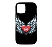 Ange numéro 999 cœur et Ailes de l'ange numéro Coque pour iPhone 12/12 Pro