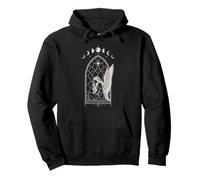 Ange Phases de la Lune Astrologie vitrail Art Sweat à Capuche