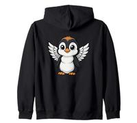 Ange pingouin mignon avec ailes Sweat à Capuche