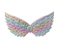 Ange Plume Accessoires de performance de danse colorés pour filles Halloween Festival Spectacles de scène (taille unique)