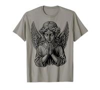 Ange priant Foi Prière Chrétien Religieux Jésus Paix T-Shirt
