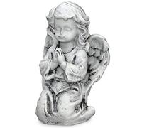 Ange priant - Statuette décorative élégante pour l'intérieur et l'extérieur - Statue résistante aux intempéries - Ange sur la Tombe - Sculpture de deuil Qui Donne de l'espoir