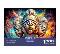 Ange Puzzle 1000 Pièces pour Adultes Et Enfants À Partir De 12 Ans Jeu De Patience Et De Réflexion Divertissement Créatif Cadeau Classiques - Activité Familiale Parfaite 52x38cm/1000pcs