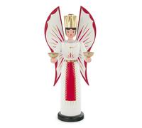 Ange Rouge-Or pour Bougies en Cire 14mm Bxhxt 16x34, 7x12, 5cm Neuf Bois D'Anges