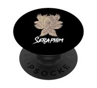 Ange séraphin bibliquement précis Archange Bible catholique PopSockets PopGrip Adhésif