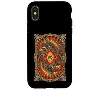 Ange séraphin bibliquement précis orné Gothique Coque pour iPhone X/XS